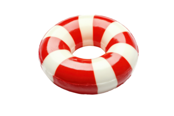 Classic Fruit-Flavored Lifesaver Candies with isolated on transparent background