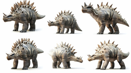 stegosauruson isolated on a white background