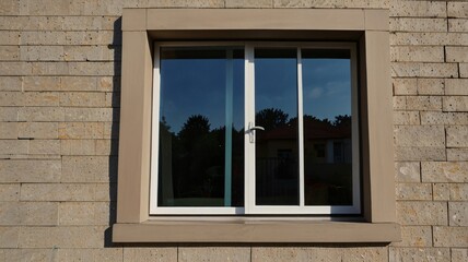 Fototapeta premium Window. The best image for inspiration on the latest trends in current seasonal designs.