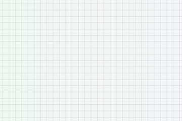 Square grid graph lines filling the page on a white paper background. A seamless grid texture resembling a blank notebook sheet with white-lined squares for classic paper design.
