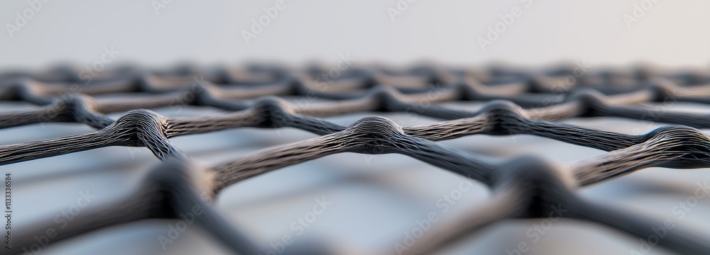 Poster a contemporary 3d illustration showcasing an abstract technology science background with a glowing g