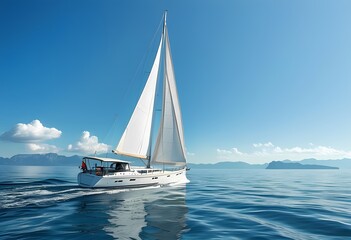 Obraz premium sail boat