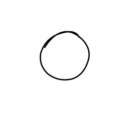 Hand Drawn Circle Line