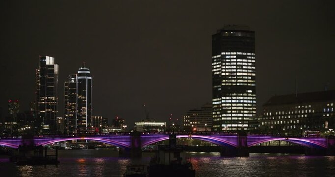 Londra video notturno