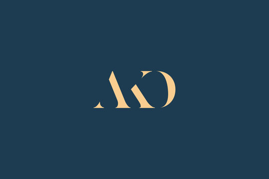AKD abstract letter logo design. This logo is designed by three abstract letters.