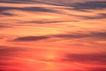 Obraz premium Niebo po zachodzie słońca