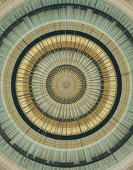Naklejka premium ceiling of the dome of the cathedral
