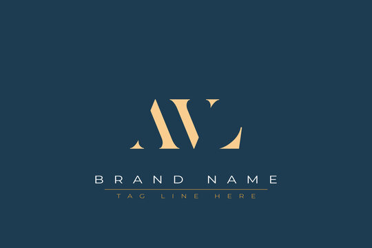 AVL abstract letter logo design. This logo is designed by three abstract letters.
