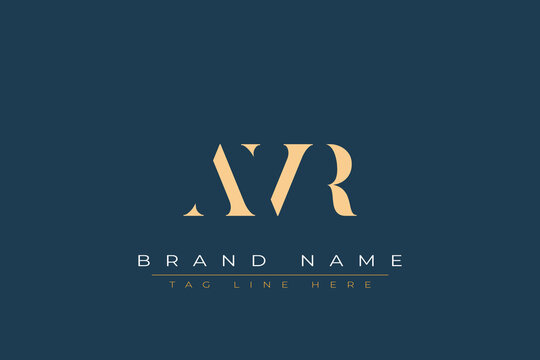 AVR abstract letter logo design. This logo is designed by three abstract letters.