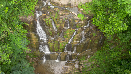 Tad Namdy waterfall in the forest