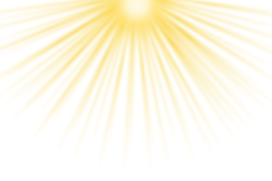 Shining sun rays isolated on transparent background. Sun light glowing effect. Shine rays of light explosion with flare. Yellow sun ray shiny glow. sunshine, Bright spotlight, Sparkling light in PNG
