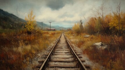 Obraz premium rural tracks, countryside paths, scenic trails