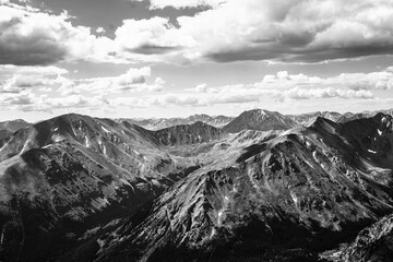 Obraz premium View from the top of Mount massive in colorado