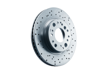 High-Quality Van Brake Disc with Isolated Background with isolated on transparent background