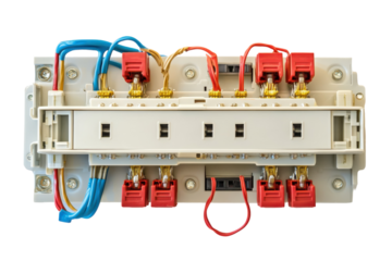 High-Quality Van Fuse Box for Electrical Safety with Isolated Background with isolated on transparent background