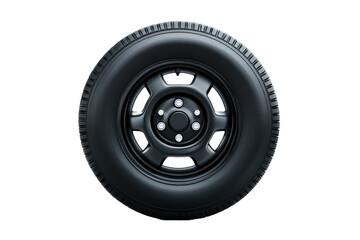 Heavy-Duty Van Wheel for Maximum Load Capacity with Isolated Background with isolated on transparent background