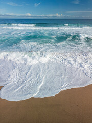 waves on the beach