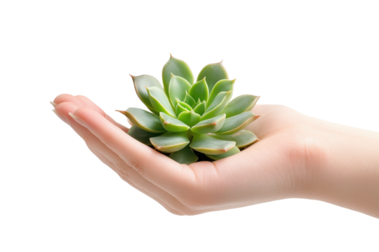 Lush Succulent Plant with Isolated Background with isolated on transparent background - Powered by Adobe