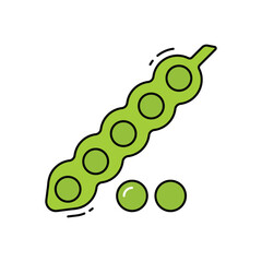 Peas vector icon