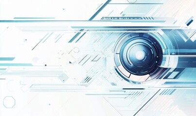 Fototapeta premium Futuristic Digital Eye