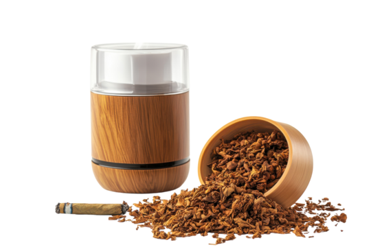 Tobacco Humidifier for Maintaining Freshness with isolated on transparent background