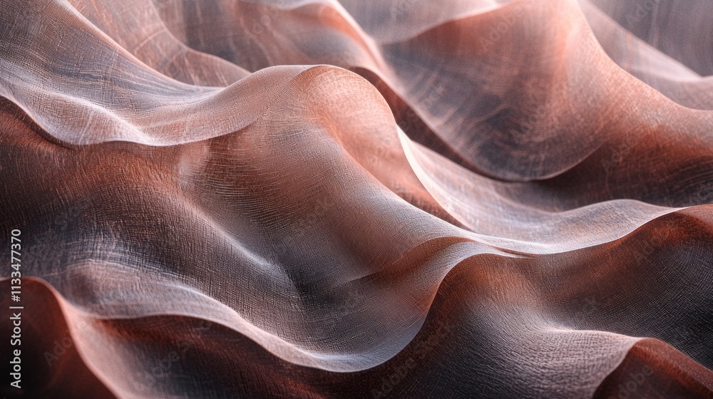 Poster magnificent rock formations display flowing layers of color and texture, creating an otherworldly la