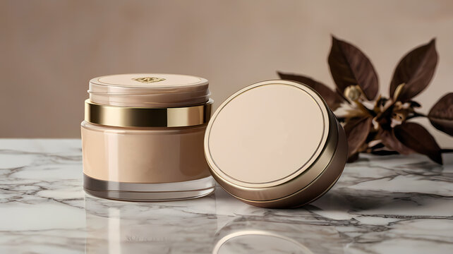 Two elegant candles in mocha and mousse scents are placed on a polished marble countertop. Their luxurious containers complement the sophisticated decor of the space.