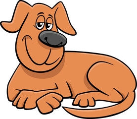 cartoon lying dog comic animal character © Igor Zakowski
