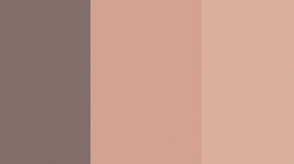 Fototapeta premium Geometric composition featuring three vertical stripes of solid color, creating a minimalist and modern backdrop with a soothing palette of warm and neutral tones