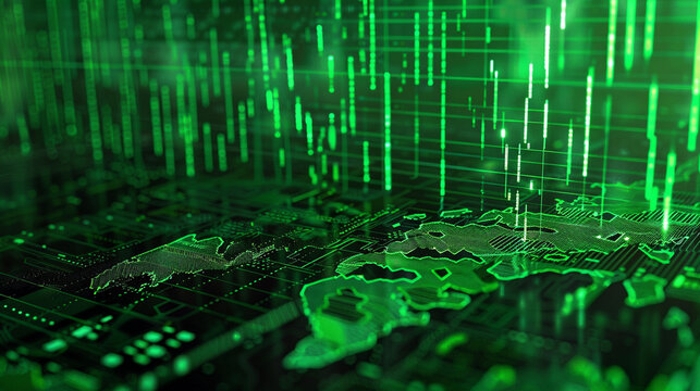 an image that illustrates the declining price of Bitcoin and Ethereum. The image should prominently