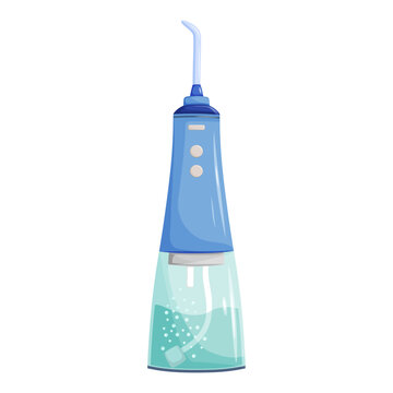 blue dental water flosser isolated clip art preview