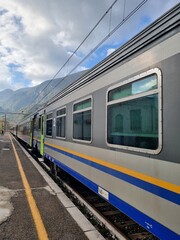 Train in Genga, Ancona, Italy.