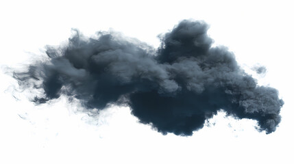 Black smoke steam explosion effect png texture - surreal photography background. Wisp. Illustration