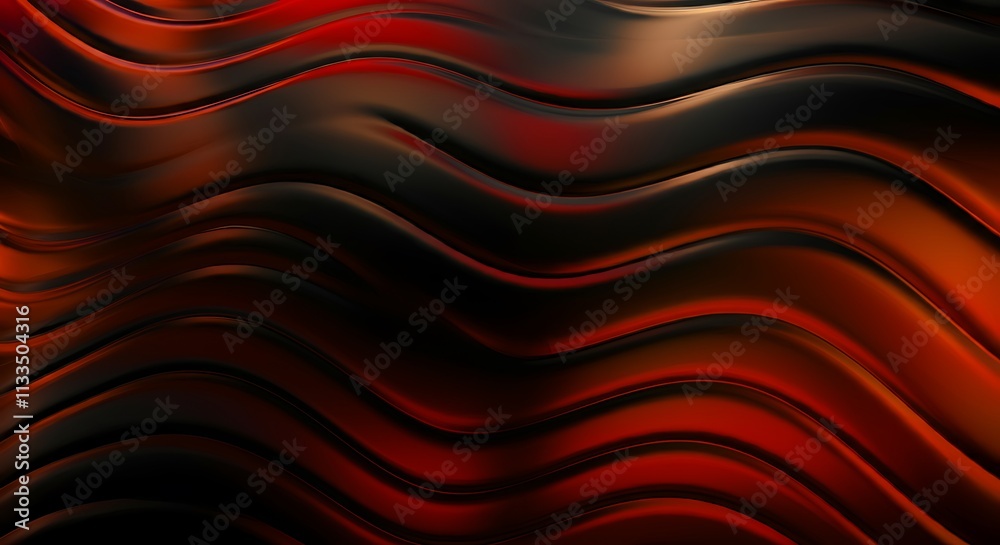 Poster dark red abstract waves elegant design textured gradient background pattern