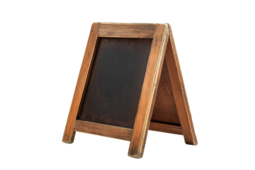 Versatile A Frame Sign, Perfect for Indoor and Outdoor Use with Isolated on Transparent Background