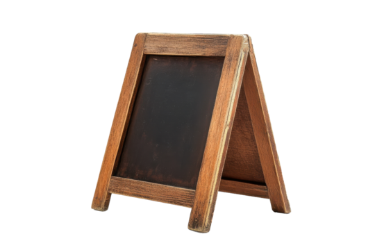 Versatile A Frame Sign, Perfect for Indoor and Outdoor Use with Isolated on Transparent Background