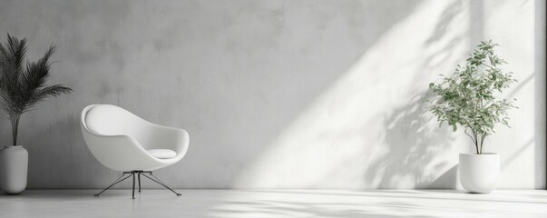 Light Grey Wallpaper with copy-space. Premium White Concrete Texture Background.