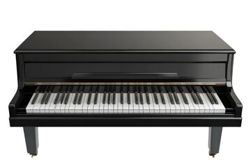 Fototapeta premium Modern Electric Piano Isolated on Transparent Background