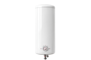 Modern Electric Water Heater Isolated on Transparent Background