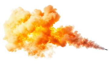 Flare for Emergency Situations Isolated on Transparent Background