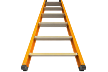 Extension Ladder Isolated on Transparent Background
