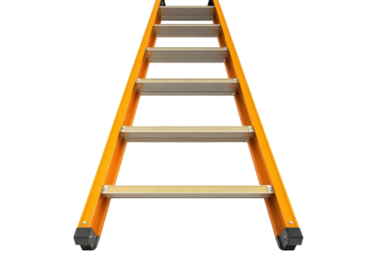 Extension Ladder Isolated on Transparent Background