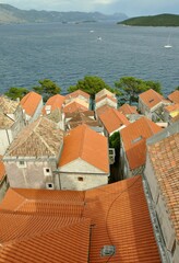 Panorama of Korcula.