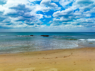 Aerial view of blue sea surface water texture background,Amazing sun reflections Aerial flying drone view Waves water surface texture on sunny tropical ocean
