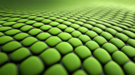 Obraz premium Dynamic green texture pattern abstract background digital art smooth environment close-up view visual concept for design