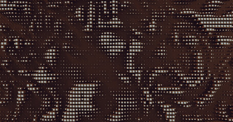 Abstract Geometric Pattern Dark Red Black and White Background With Cubes and Spheres