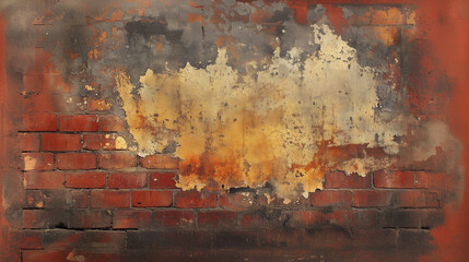 Obraz premium Backgrounds Old Brick Wall Rustic Weathered Appearance Background
