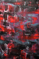 dirty art background in red and black color
