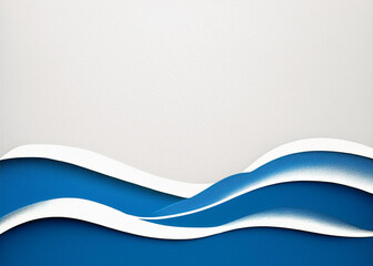 Nature-inspired coastal skyline with ocean and beach elements in a modern minimalist design.