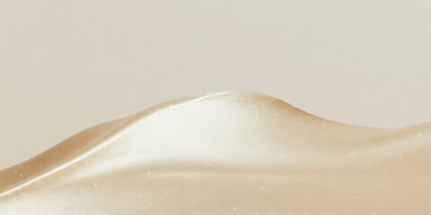 Abstract beige satin wave texture, minimal and luxurious background, photography for social media faceless digital content marketing
